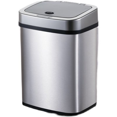 LJT小米納仕達智能感應垃圾桶不銹鋼廚房客廳家用自動開蓋大容量-促銷