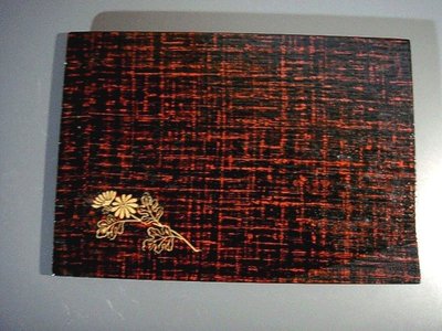 日式金花翹首木漆盤