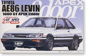 現貨-富士美 1/24 拼裝車模 Toyota AE86 Levin 1600GT Apex 03526簡約