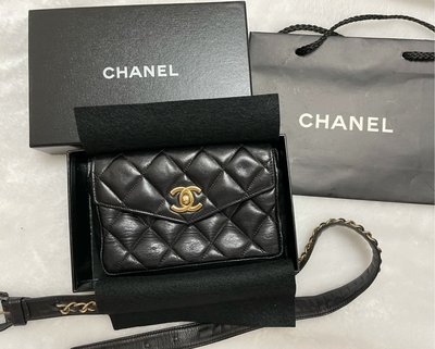 CHANEL CC logo 老香 腰包 經典絕版 胸包（已售出）