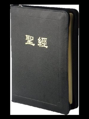【中文聖經新標點和合本】CUNPCS077Z 上帝版 橫排型 串珠 黑色皮面金邊