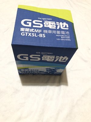 ◎歐叭小舖◎ GS 杰士(統力) 機車電池 GTX5L-BS (同YTX5L-BS) 5號機車電池