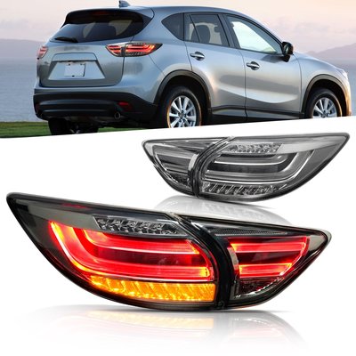適用于12-18款Mazda馬自達CX-5 LED尾燈總成流光轉向改裝迎賓功能