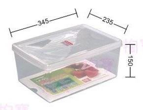 聯府 KEYWAY 名廚2號長型保鮮盒(6入) 食物盒/保鮮盒 LF02