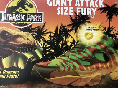 全新 Reebok Jurassic Park X Instapump Fury OG 經典鞋 GW0212