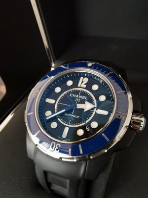 CHANEL J12 大錶徑42mm 藍水鬼陶瓷框自動機械錶