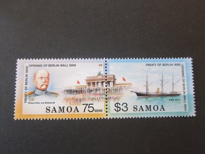 【雲品10】薩摩Samoa 1990 Sc 774a set MH 庫號#B535 89091