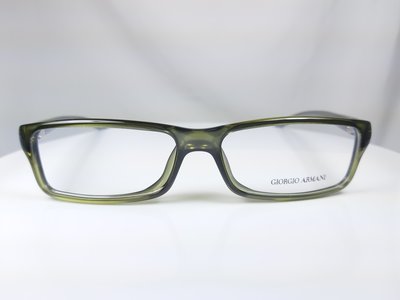 『逢甲眼鏡』GIORGIO ARMANI 光學鏡框 全新正品 墨綠色方框 內側星空紫 【GA14  8B3】