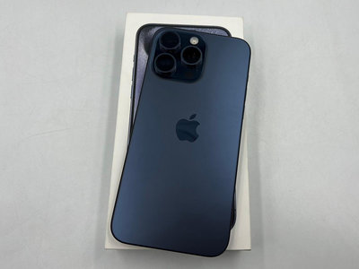§上進心集團§保固2025/3 盒裝 Apple iPhone 15 Pro Max 鈦金屬256G 藍色68