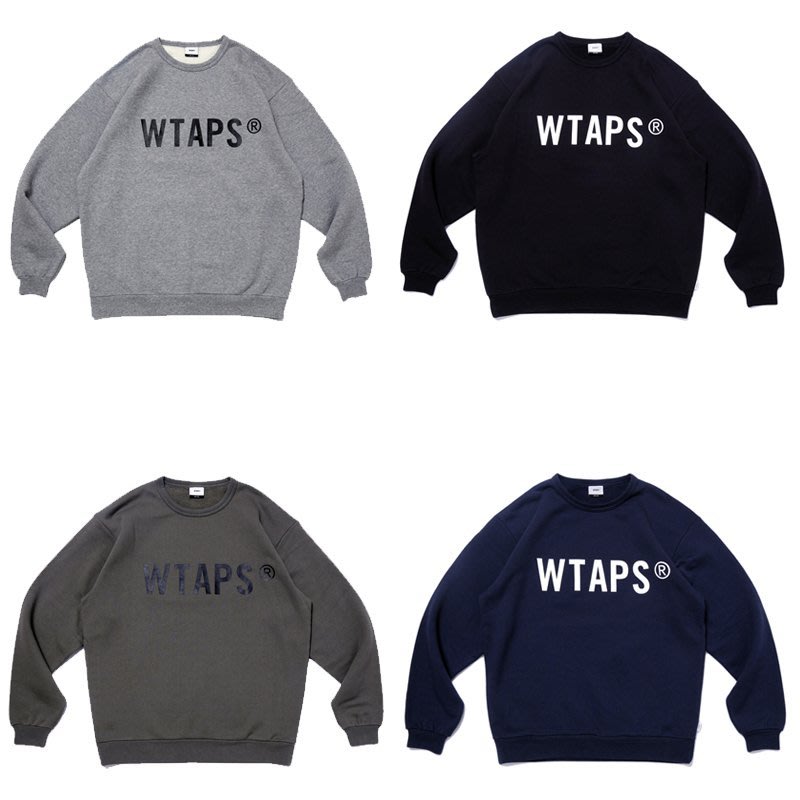 【希望商店】WTAPS WTVUA 20AW 非目錄款雙面LOGO 刷毛長袖