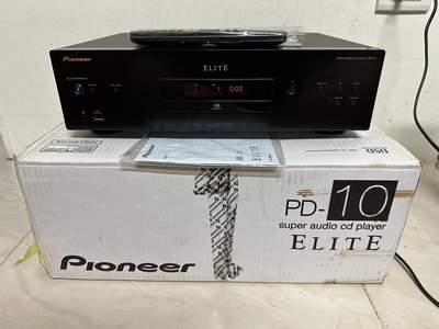 日本先鋒 PIONEER ELITE PD-10 CD播放機 雷射唱盤 USB SACD 附原廠遙控器 品項新~