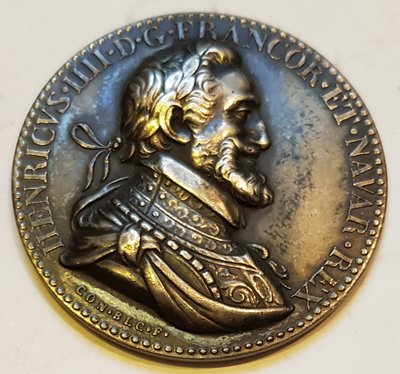 法國銀章 1598 France Peace between France and Spain Silver Medal