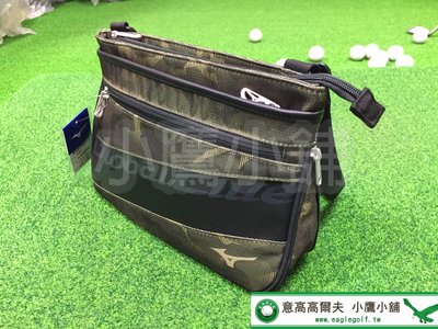 [小鷹小舖] Mizuno Golf Shoulder bag 1FJD980438 美津濃 高爾夫 側肩袋 迷彩布