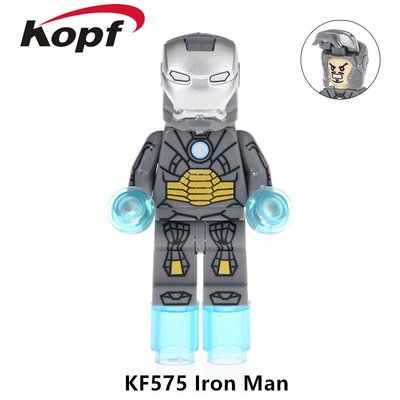【積木班長】KF575 鋼鐵人 MK12 鋼鐵俠 馬克 12 漫威 超級英雄 人偶 袋裝/相容 樂高 LEGO 積木