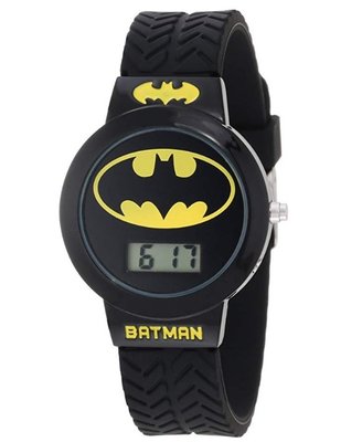 現貨 美國帶回 Batman 蝙蝠俠熱賣款 超帥氣兒童手錶 電子錶 矽膠錶帶 生日禮 開學禮