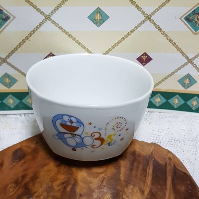 早期收藏 哆啦a夢 DORAEMON 小叮噹 35周年 紀念碗 瓷碗 1組2入 稀有珍品 值得擁有