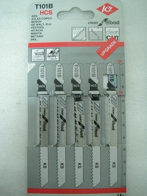 YT（宇泰五金）正台灣製KS專業級線鋸機專用木工鋸片/木工線鋸片/5片裝/T101B細齒/特價中