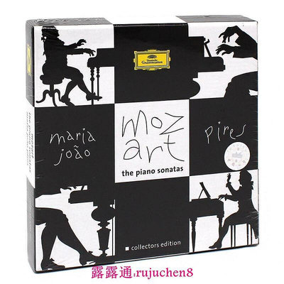 中陽 原裝進口 皮爾斯-Mozart莫扎特：鋼琴奏鳴曲集Pires 6CD 古典樂