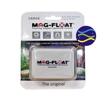 微笑的魚水族☆荷蘭MAG-FLOAT【浮力磁鐵刷 L】厚玻璃適用.磁力超強☆浮力式磁力刷
