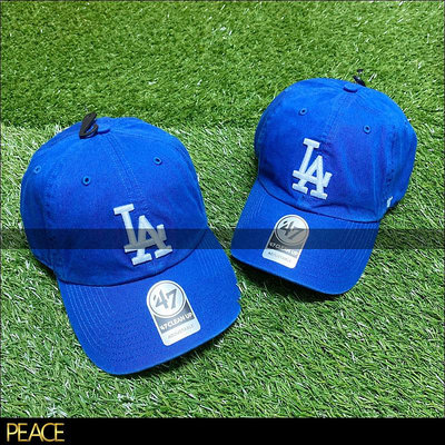 【PEACE】47Brand 47 MLB LA Dodgers 洛杉磯 道奇隊 老帽 寶藍色