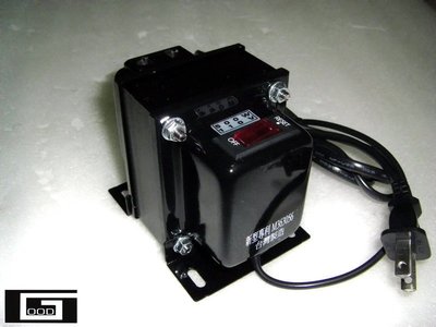 【GOOD-TRANSFORMER】日本電器專用 110V降100V~500W 新型專利變壓器 (黑)