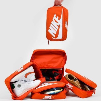 【RTG】NIKE SHOE BOX BAG 鞋盒包 手提 手拿 橘色 大勾 經典包款 健身 現貨 BA6149-810