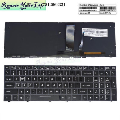 電腦零件戰神ZX7-CP5S2 ZX6-CP5S1 雷神St Puls-u5ta  ST-PLUS T58鍵盤筆電配件