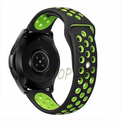 shell++適用 Ticwatch Pro 3代 手表帶 運動 休閒 透氣 矽膠 雙色錶帶 男女款 腕帶 手錶配件 親膚 防水 耐磨