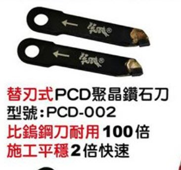 花鹿牌 四合一 崁燈挖孔器替換刀片 PCD-002 聚晶鑽石刀 PCD聚晶鑽石刀 替刃(2片1組)