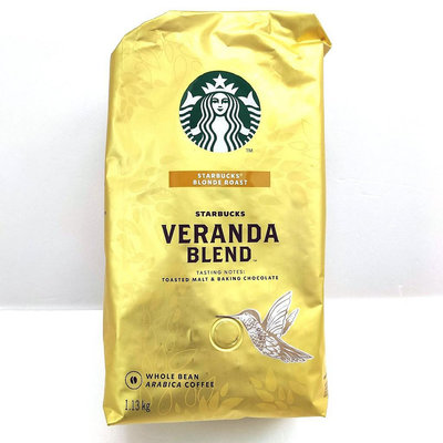 [COSCO代購4] D648080 Starbucks Veranda Blend 黃金烘焙綜合咖啡豆 1.13公斤