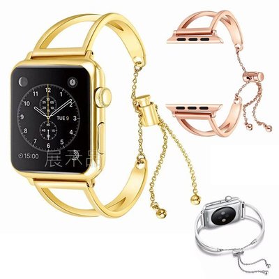 蘋果 Apple Watch 蘋果手錶錶帶 38mm 42mm 雙環手鐲錶帶 錶帶 智能裝置配件