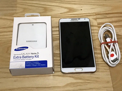 售九成五新白 Samsung Galaxy Note 3 SM-N900U