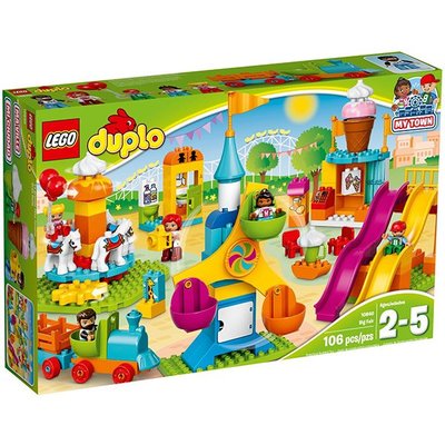 樂高積木LEGO duplo得寶系列 10840 大型遊樂園