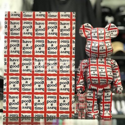 BEETLE BE@RBRICK HAVE A GOOD TIME 庫柏力克熊紅白100 400% | Yahoo