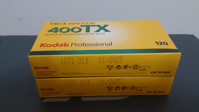 120 kodak 400TX 中幅相機底片 120黑白底片