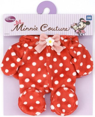 維琪哲哲 ～日本購回~ 迪士尼Minnie&Cuddly Bear 米妮熊M號娃娃專用衣服(草苺變裝造型)
