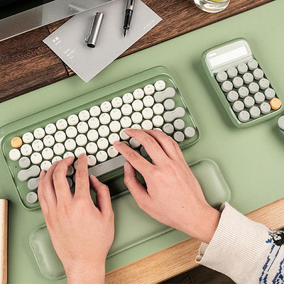 鍵盤 LOFREE 洛斐半夏陪伴套裝圓點機械鍵盤IPAD平板MAC鼠標