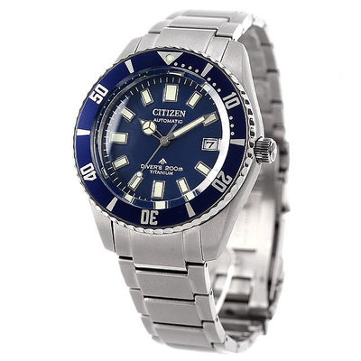 預購 CITIZEN NB6021-68L 星辰錶 41mm PROMASTER 機械錶 藍色面盤 鈦金屬錶帶 男錶