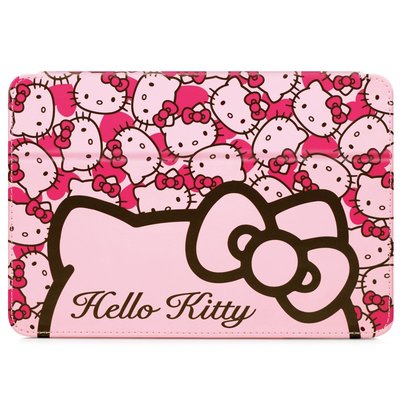 GARMMA Hello Kitty iPad Mini 1代摺疊式皮套–泡芙粉
