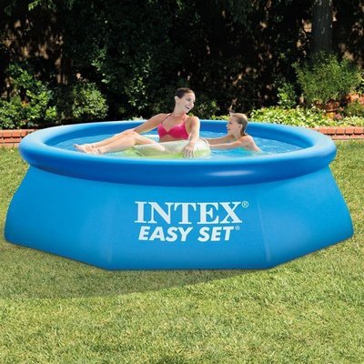 【熱賣精選】INTEX28110碟形家庭游泳池 圓形充氣水池充氣水池 476