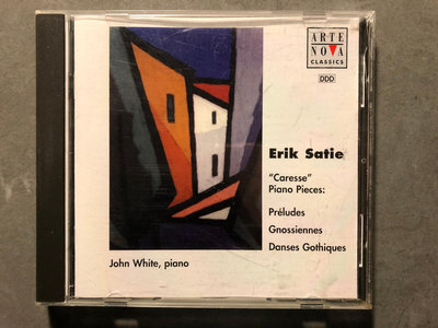 ★50起標★薩替:鋼琴曲輯John White Satie Piano Pieces歐洲版二手CD