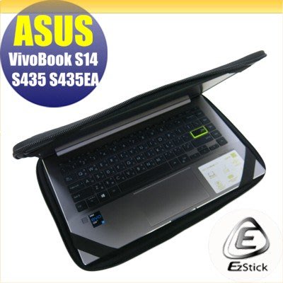【Ezstick】ASUS S435 S435EA 三合一超值防震包組 筆電包 組 (12W-S)