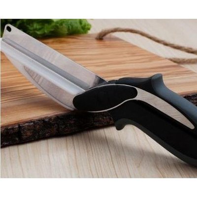 簧片版 多功能切菜蔬菜剪刀Clever Cutter 刀具砧板二合一 蔬菜 食物剪刀