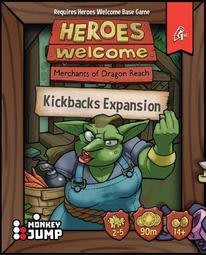 大安殿實體店面 喜迎英雄：KS擴充 Heroes Welcome: Kickbacks Expansion 正版益智桌遊