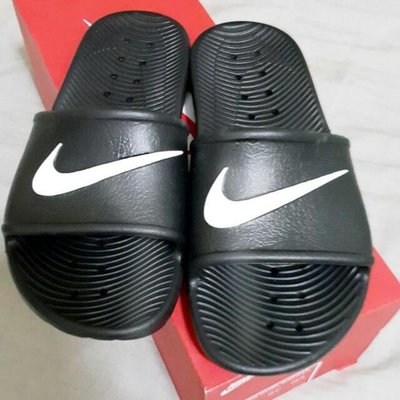 Nike KAWA SHOWER輕量防水休閒拖鞋 黑色 女生 US7 全新正品 直購 現貨