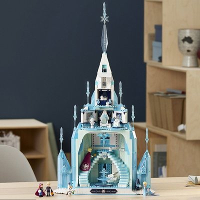 熱銷 兼容 積木冰雪奇緣迪士尼城堡女孩系列小禮物拼裝模型兒童玩具可開發票