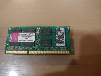 Kingston DDR3 1333 2GB 2G 金士頓 筆記型 記憶體 雙面 二手