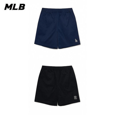 MLB 男版休閒短褲 道奇/洋基隊 (3LSMB0433-兩色任選)