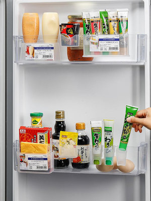 玩樂局~日本進口冰箱側門調料包收納盒掛式芥末醬置物架醬包迷你分類盒子