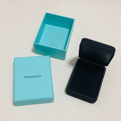 二手 TIFFANY &amp; Co 蒂芙尼 麂皮絨布飾品盒 項鍊盒